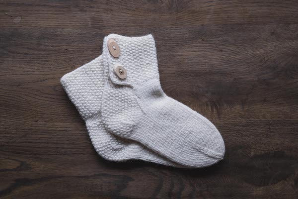 エストニアの手編み靴下